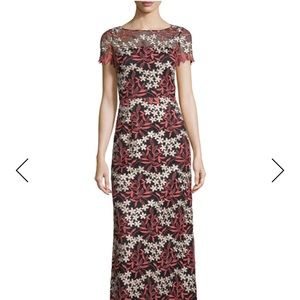 Aiden Mattox embroidered floral gown